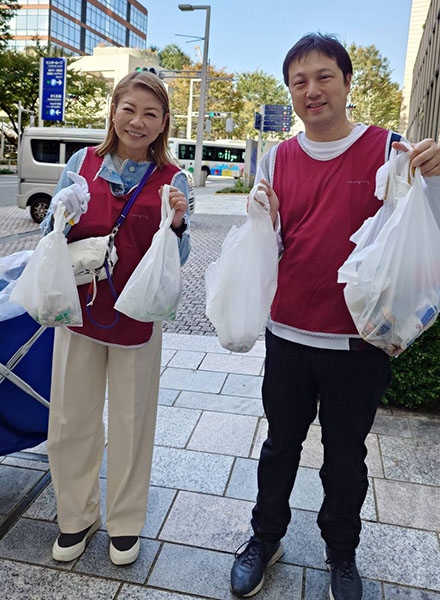 クリーンアップの様子1